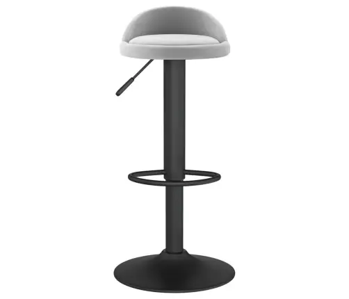 Bāra Krēsls, Gaiši Pelēks Samts Vidaxl