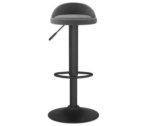 Bāra Krēsls, Tumši Pelēks Samts Vidaxl