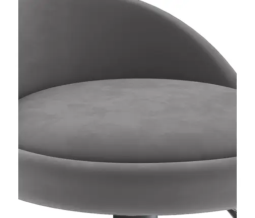 Bāra Krēsls, Tumši Pelēks Samts Vidaxl