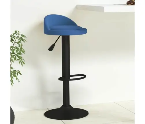 Bāra Krēsls, Zils Samts Vidaxl