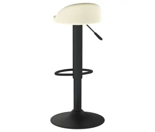 Bāra Krēsli, 2 Gab., Krēmkrāsas Samts Vidaxl