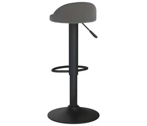 Bāra Krēsli, 2 Gab., Tumši Pelēks Samts Vidaxl