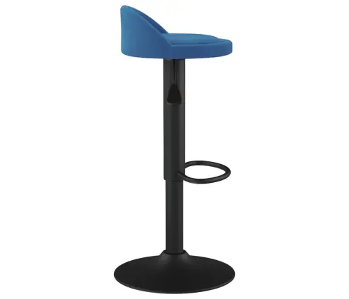 Bāra Krēsli, 2 Gab., Zils Samts Vidaxl