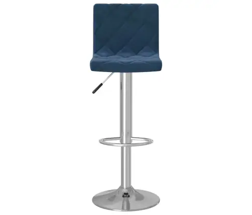 Bāra Krēsli, 2 Gab., Zils Samts Vidaxl