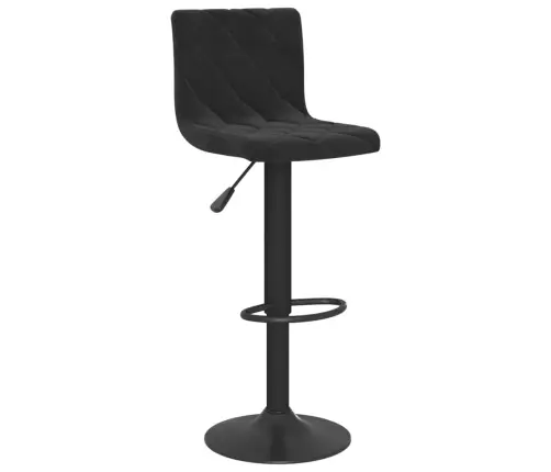 Bāra Krēsli, 2 Gab., Melns Samts Vidaxl