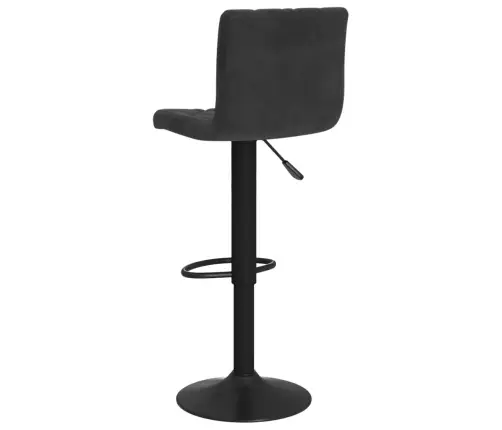 Bāra Krēsli, 2 Gab., Melns Samts Vidaxl