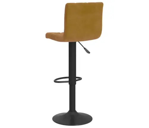 Bāra Krēsli, 2 Gab., Brūns Samts Vidaxl