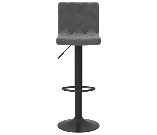 Bāra Krēsli, 2 Gab., Tumši Pelēks Samts Vidaxl