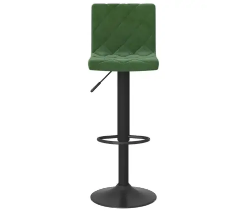 Bāra Krēsli, 2 Gab., Tumši Zaļš Samts Vidaxl