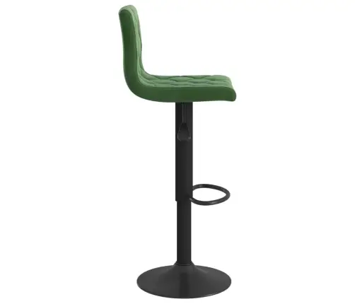 Bāra Krēsli, 2 Gab., Tumši Zaļš Samts Vidaxl