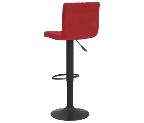 Bāra Krēsli, 2 Gab., Vīnsarkans Samts Vidaxl