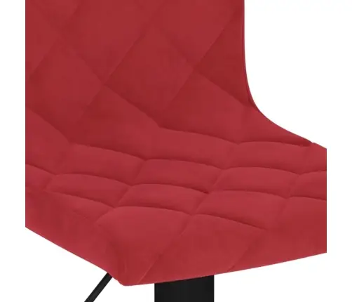 Bāra Krēsli, 2 Gab., Vīnsarkans Samts Vidaxl