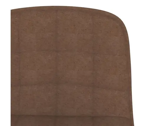 Bāra Krēsli, 2 Gab., Brūns Audums Vidaxl