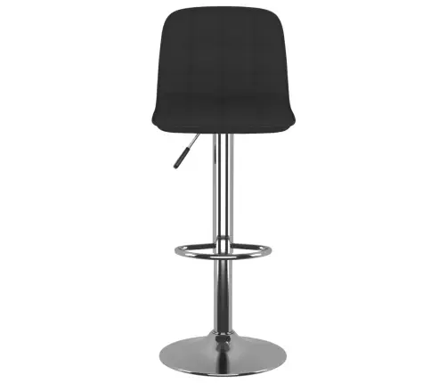 Bāra Krēsli, 2 Gab., Melns Audums Vidaxl