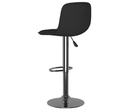 Bāra Krēsli, 2 Gab., Melns Audums Vidaxl