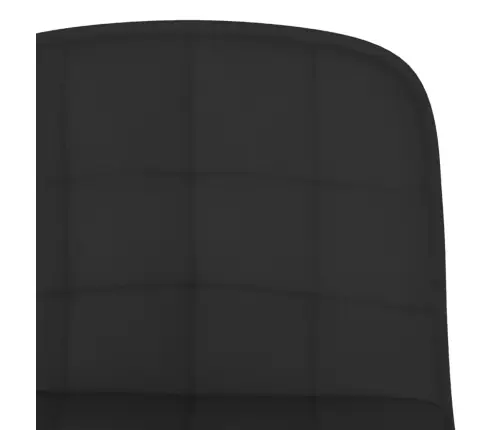 Bāra Krēsli, 2 Gab., Melns Audums Vidaxl