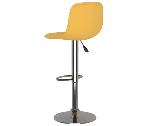 Baro Taburetės, 2Vnt., Geltonos Spalvos, Audinys