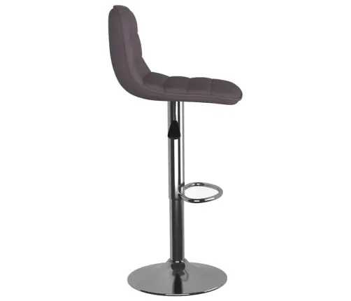 Bāra Krēsli, 2 Gab., Pelēkbrūns Audums Vidaxl