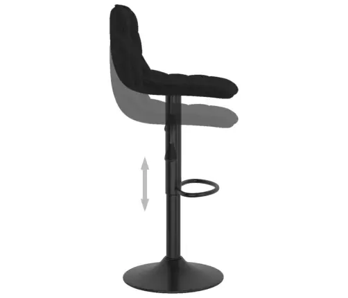 Bāra Krēsls, Melns Samts Vidaxl