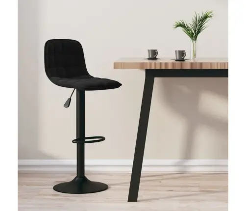 Bāra Krēsls, Melns Samts Vidaxl