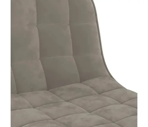 Bāra Krēsls, Gaiši Pelēks Samts Vidaxl