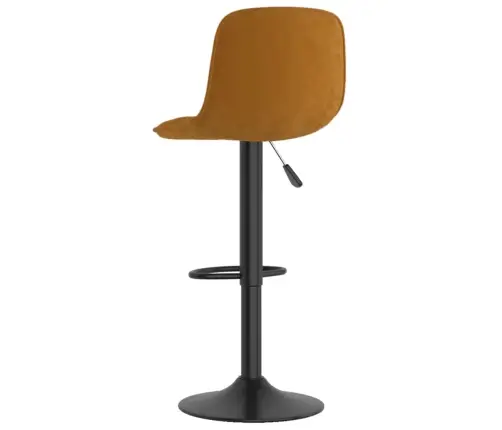 Bāra Krēsli, 2 Gab., Brūns Samts Vidaxl