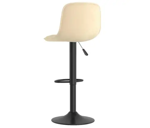 Bāra Krēsli, 2 Gab., Krēmkrāsas Samts Vidaxl