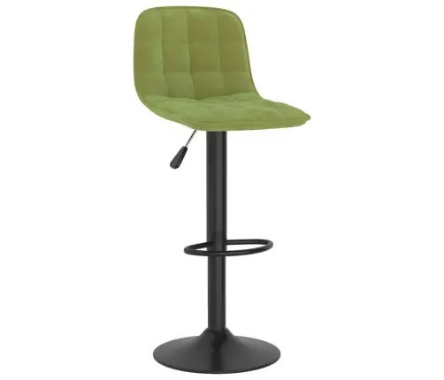 Bāra Krēsli, 2 Gab., Gaiši Zaļš Samts Vidaxl
