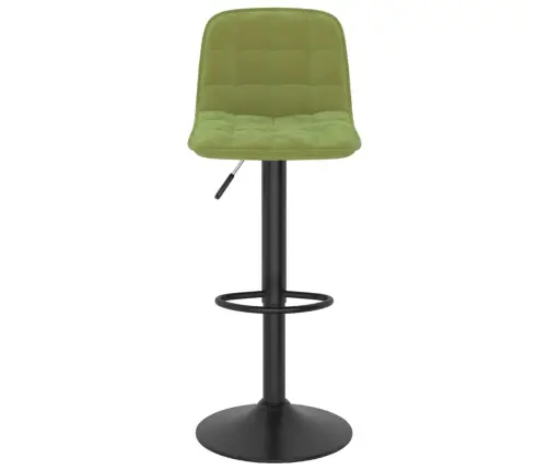 Bāra Krēsli, 2 Gab., Gaiši Zaļš Samts Vidaxl
