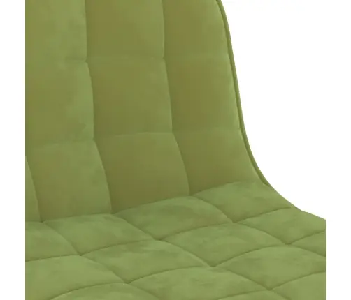 Bāra Krēsli, 2 Gab., Gaiši Zaļš Samts Vidaxl