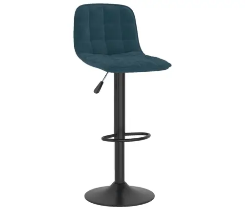 Bāra Krēsli, 2 Gab., Zils Samts Vidaxl