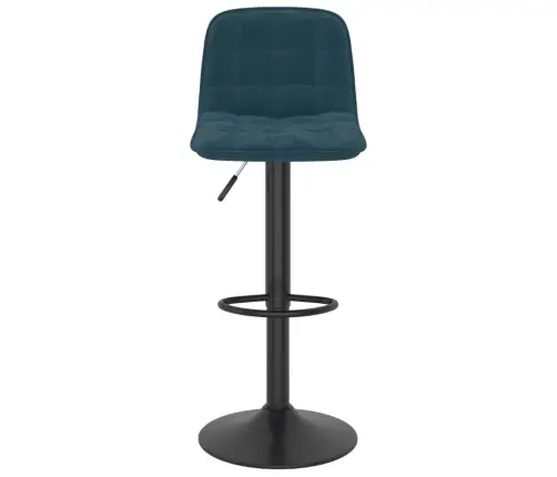 Bāra Krēsli, 2 Gab., Zils Samts Vidaxl