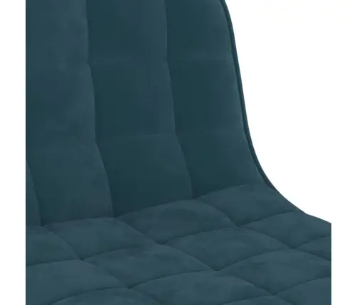 Bāra Krēsli, 2 Gab., Zils Samts Vidaxl