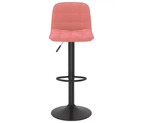 Bāra Krēsli, 2 Gab., Rozā Samts Vidaxl