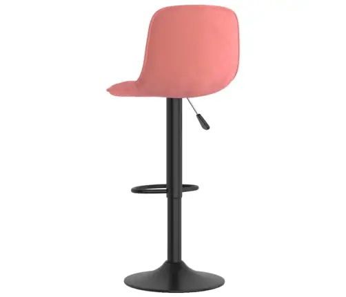 Bāra Krēsli, 2 Gab., Rozā Samts Vidaxl