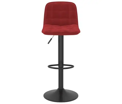 Bāra Krēsli, 2 Gab., Vīnsarkans Samts Vidaxl