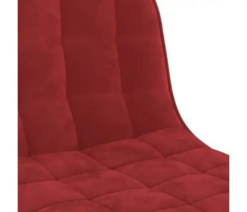 Bāra Krēsli, 2 Gab., Vīnsarkans Samts Vidaxl