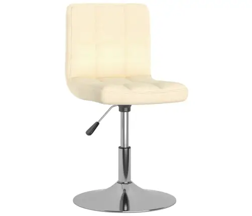 Grozāms Bāra Krēsls, Krēmkrāsas Audums Vidaxl
