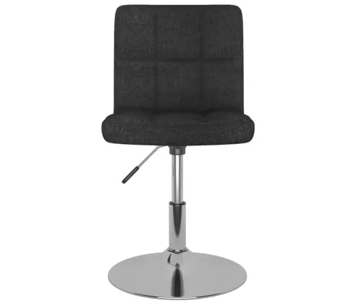 Grozāms Bāra Krēsls, Melns Audums Vidaxl