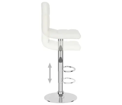 Bāra Krēsls, Balta Mākslīgā Āda Vidaxl