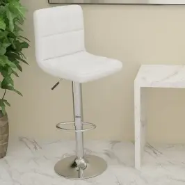 Bāra Krēsls, Balta Mākslīgā Āda Vidaxl