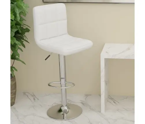 Bāra Krēsls, Balta Mākslīgā Āda Vidaxl