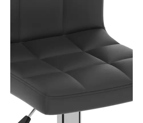 Baro Taburetė, Juodos Spalvos, Dirbtinė Oda