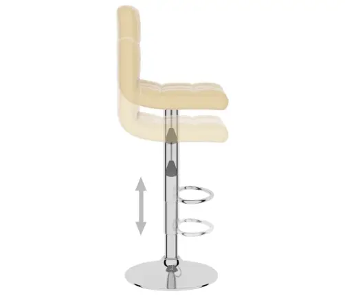 Bāra Krēsls, Krēmkrāsas Mākslīgā Āda Vidaxl