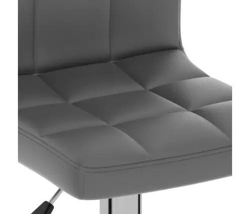 Bāra Krēsls, Pelēka Mākslīgā Āda Vidaxl