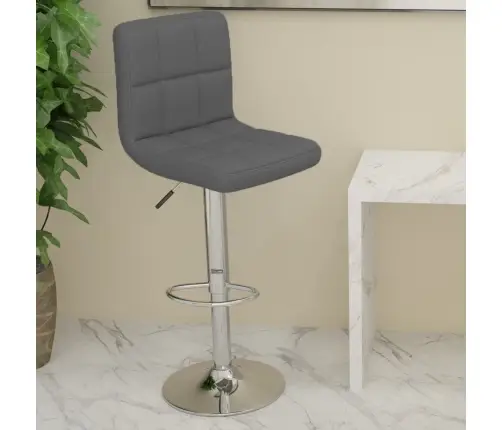 Bāra Krēsls, Pelēka Mākslīgā Āda Vidaxl