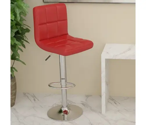 Bāra Krēsls, Vīnsarkana Mākslīgā Āda Vidaxl