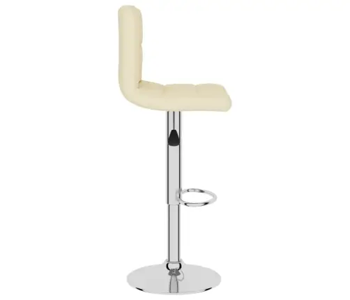 Bāra Krēsls, Krēmkrāsas Audums Vidaxl