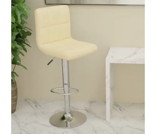 Bāra Krēsls, Krēmkrāsas Audums Vidaxl