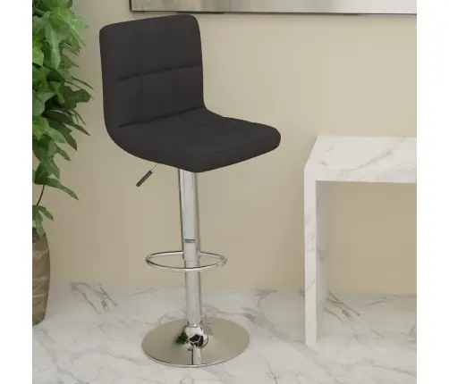 Bāra Krēsls, Melns Audums Vidaxl